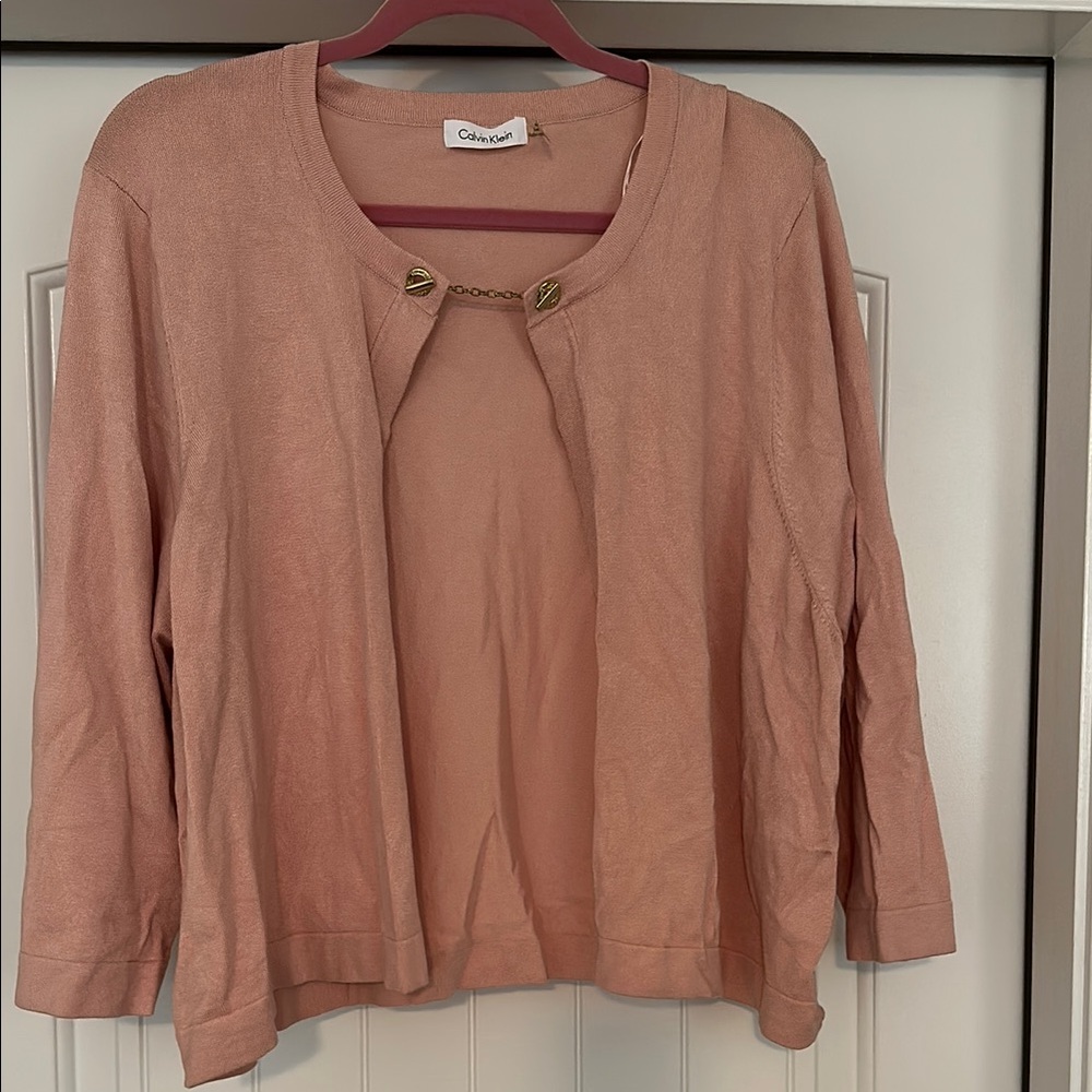 Calvin Klein Pink Cardigan